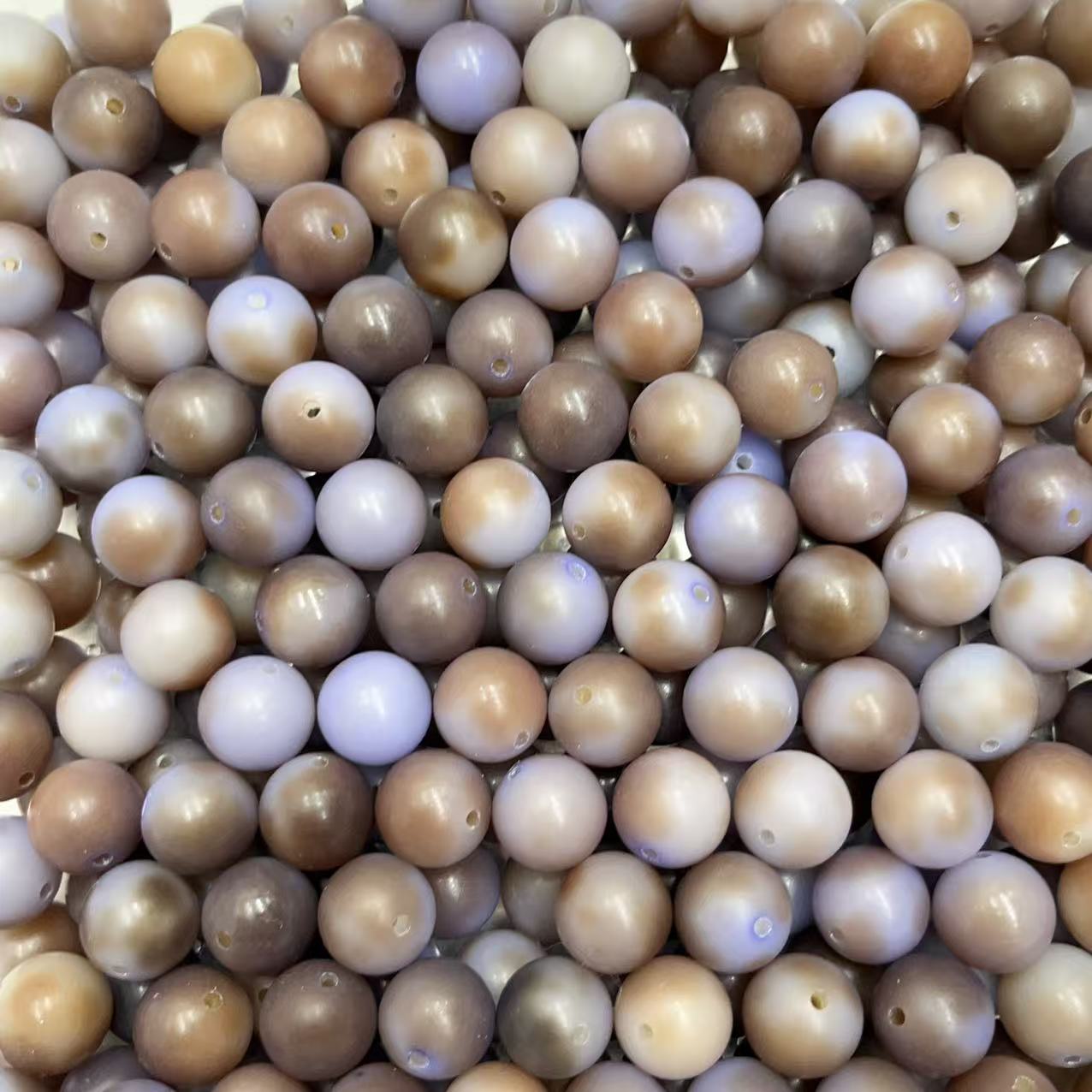 Premium 12mm Natural Bodhi Root Round Beads - Healing Energy & Stress Relief Bracelet