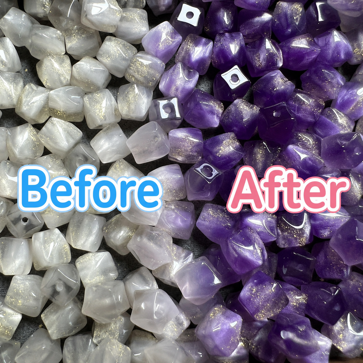 10mm Magic UV Reactive Photochromic Resin Beads