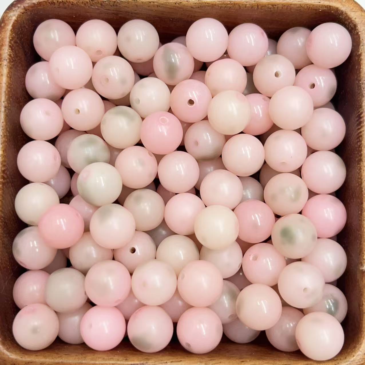 Premium 12mm Natural Bodhi Root Round Beads - Healing Energy & Stress Relief Bracelet