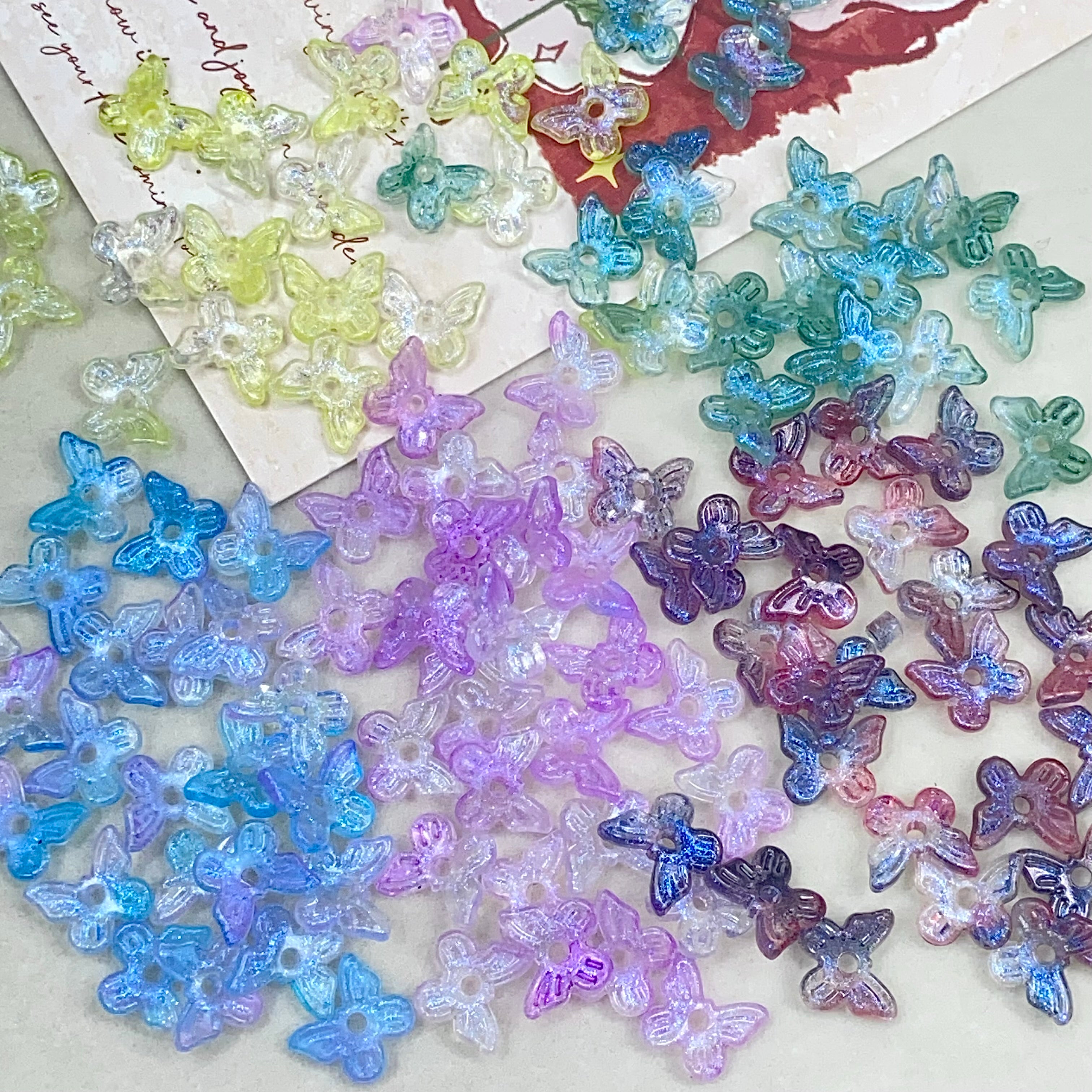 11-12mm Acrylic Butterflies 🦋