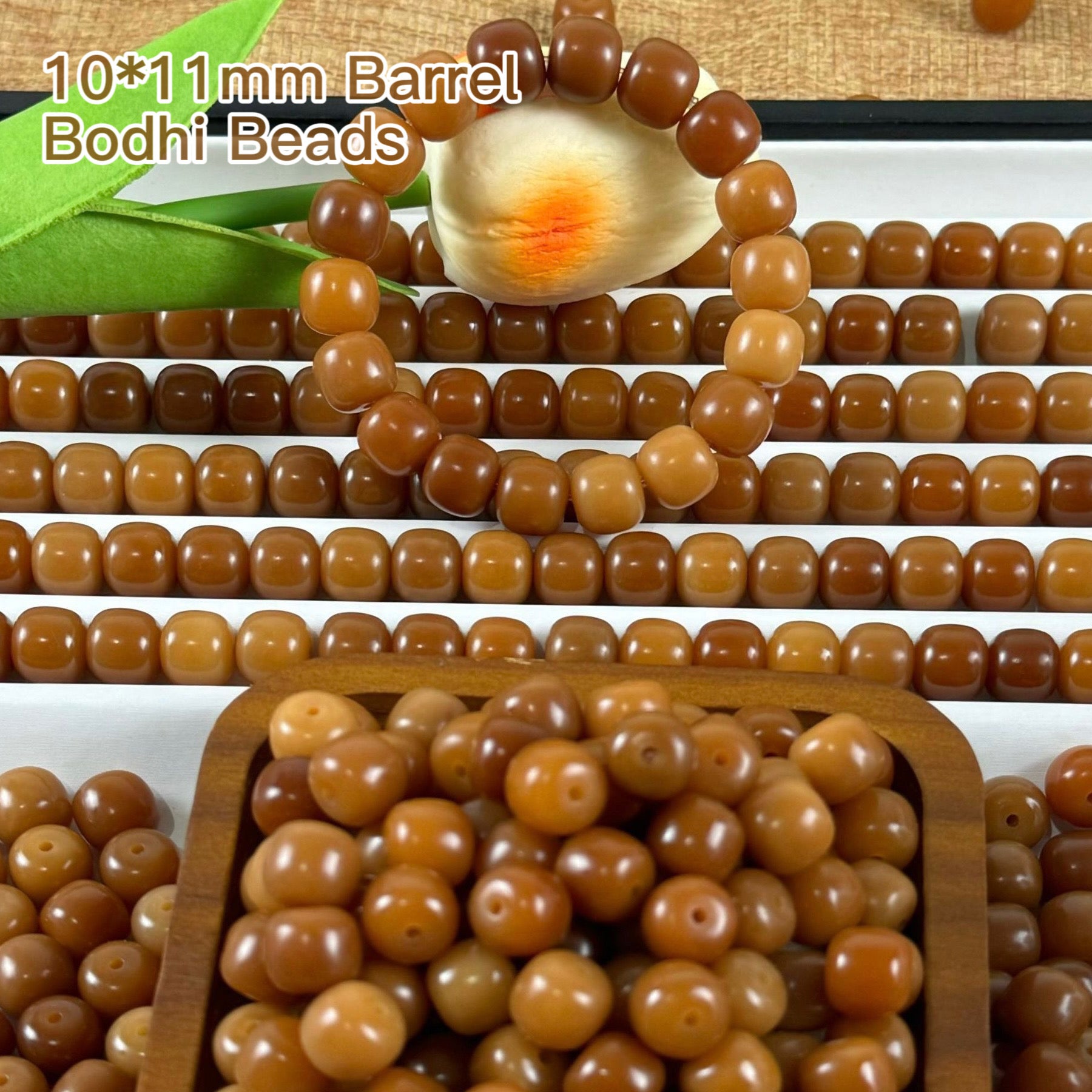 【New】Barrel Bodhi Beads