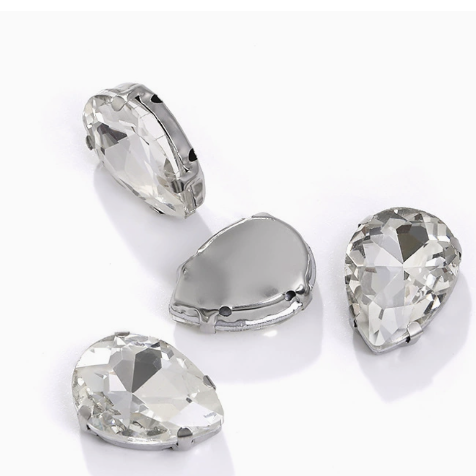 7*10mm Claw Teardrop Claw Rhinestone