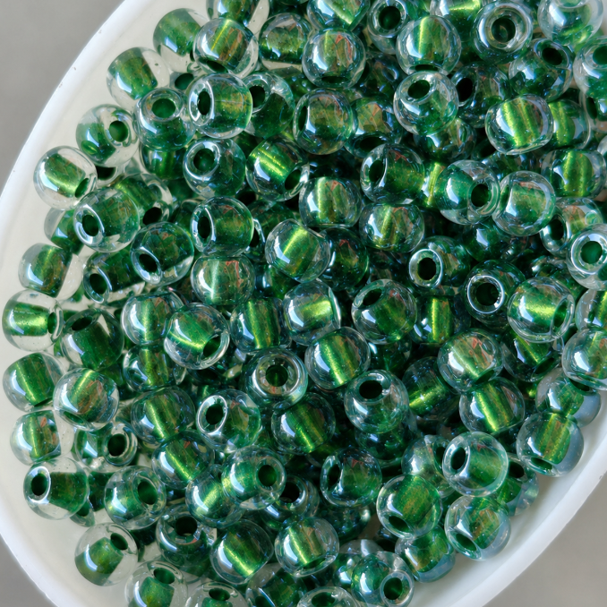 4.0mm Luster Glazed Glass Seed Beads