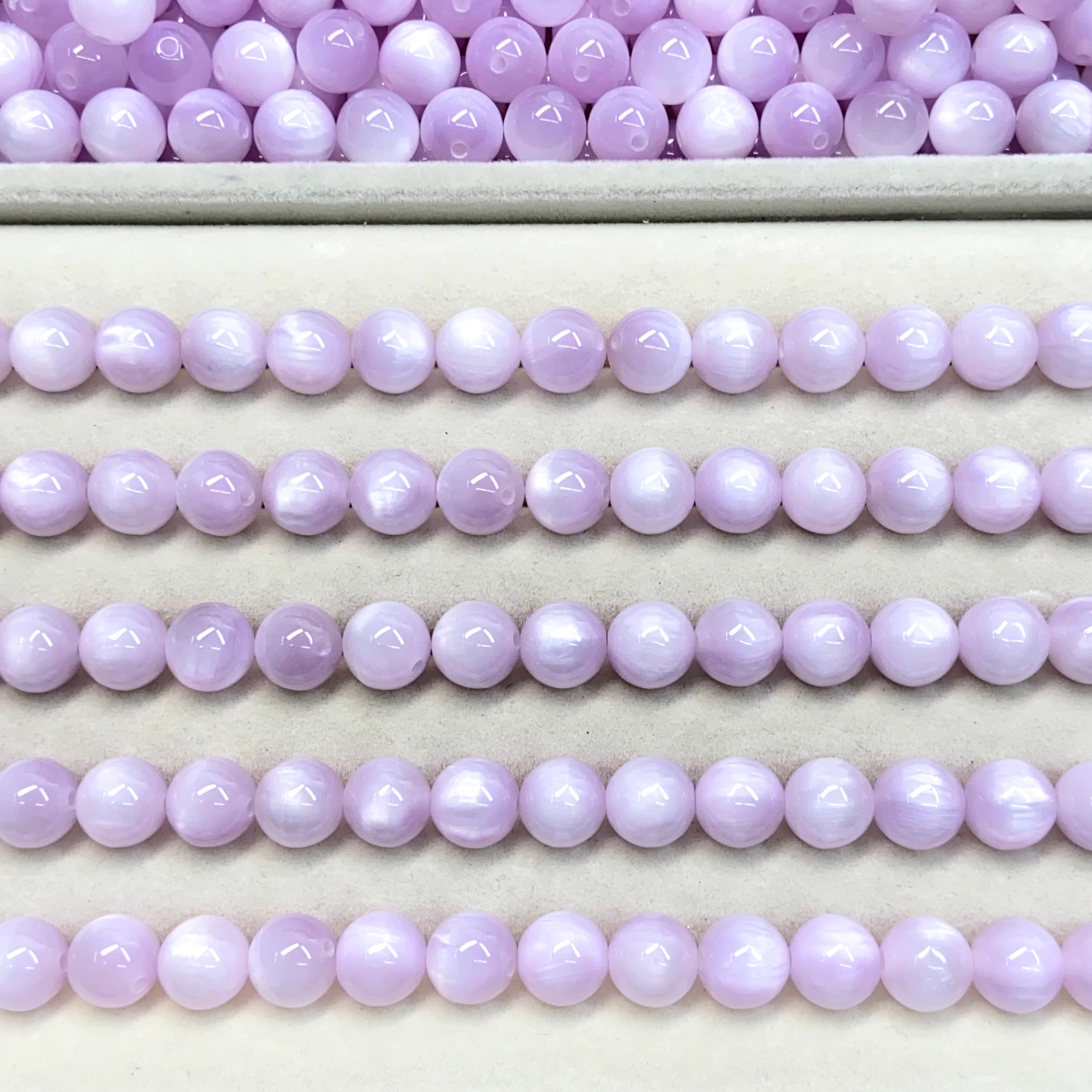 10mm Resin Shiny Beads