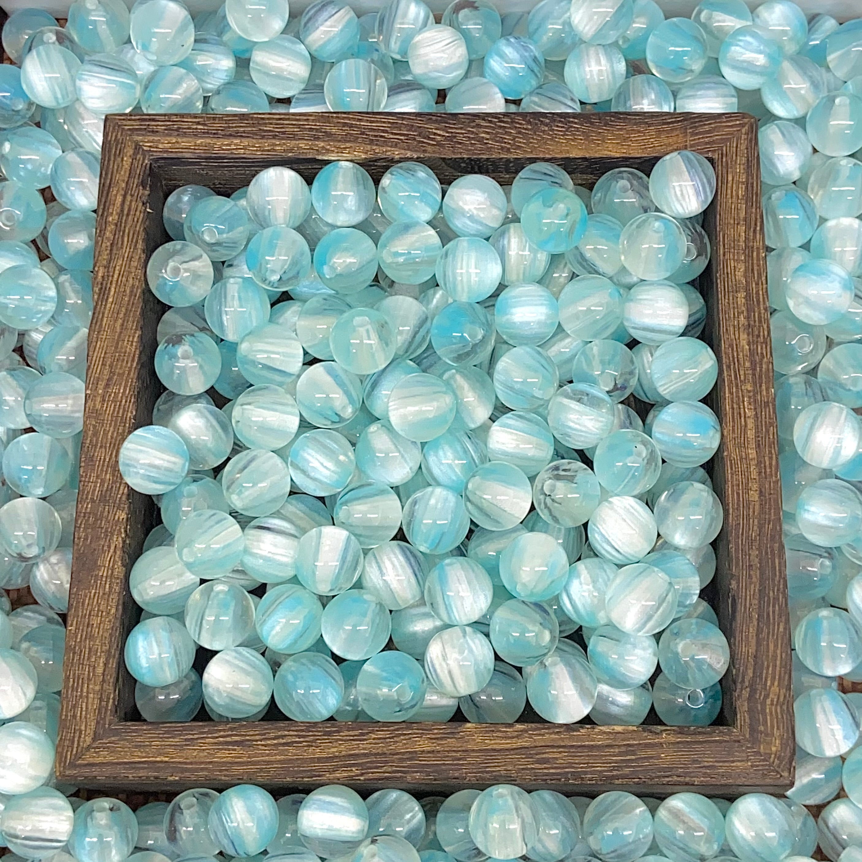 【New】12mm Meteor and Starry 💫 Resin Beads