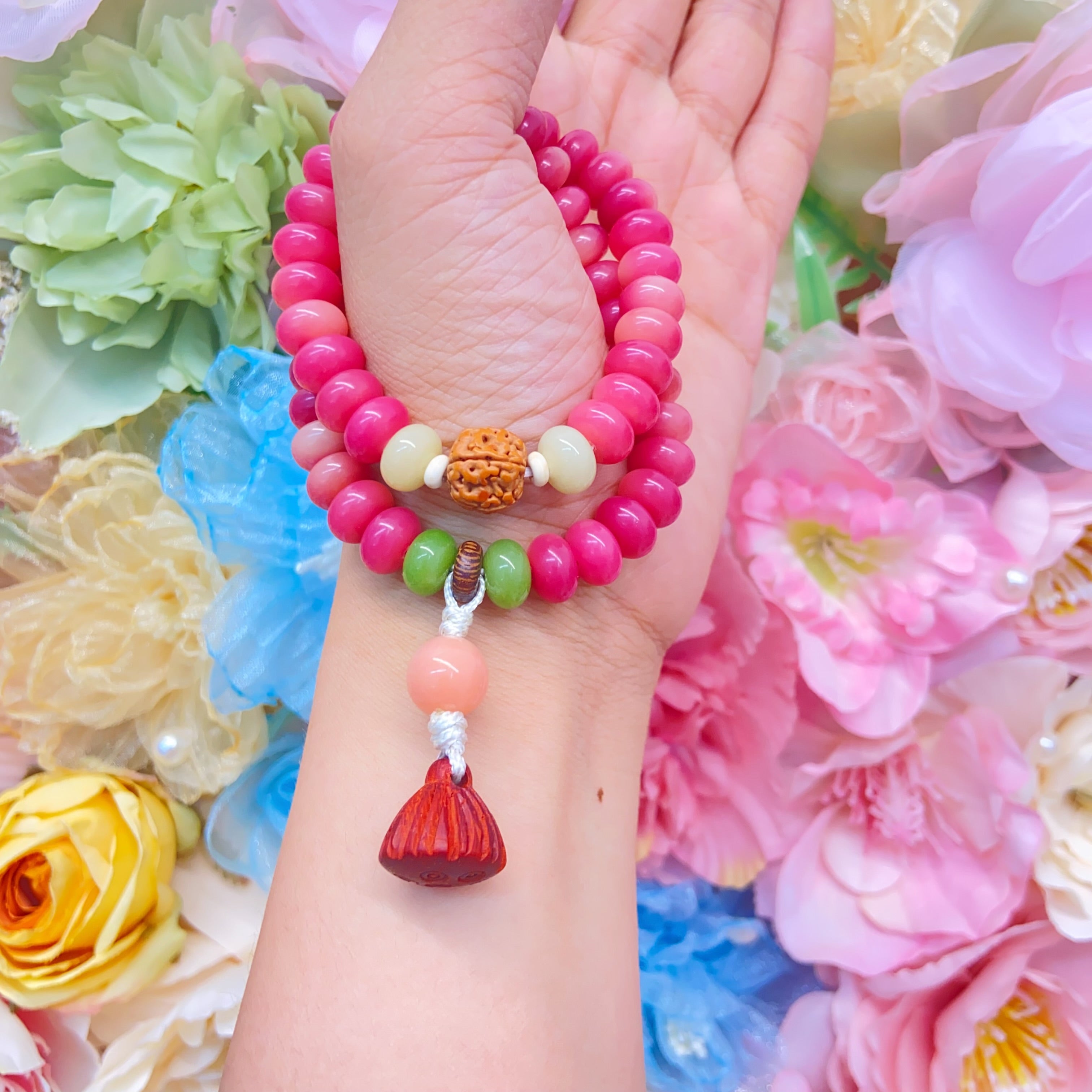 52pcs Mala Bodhi Bead Bracelet