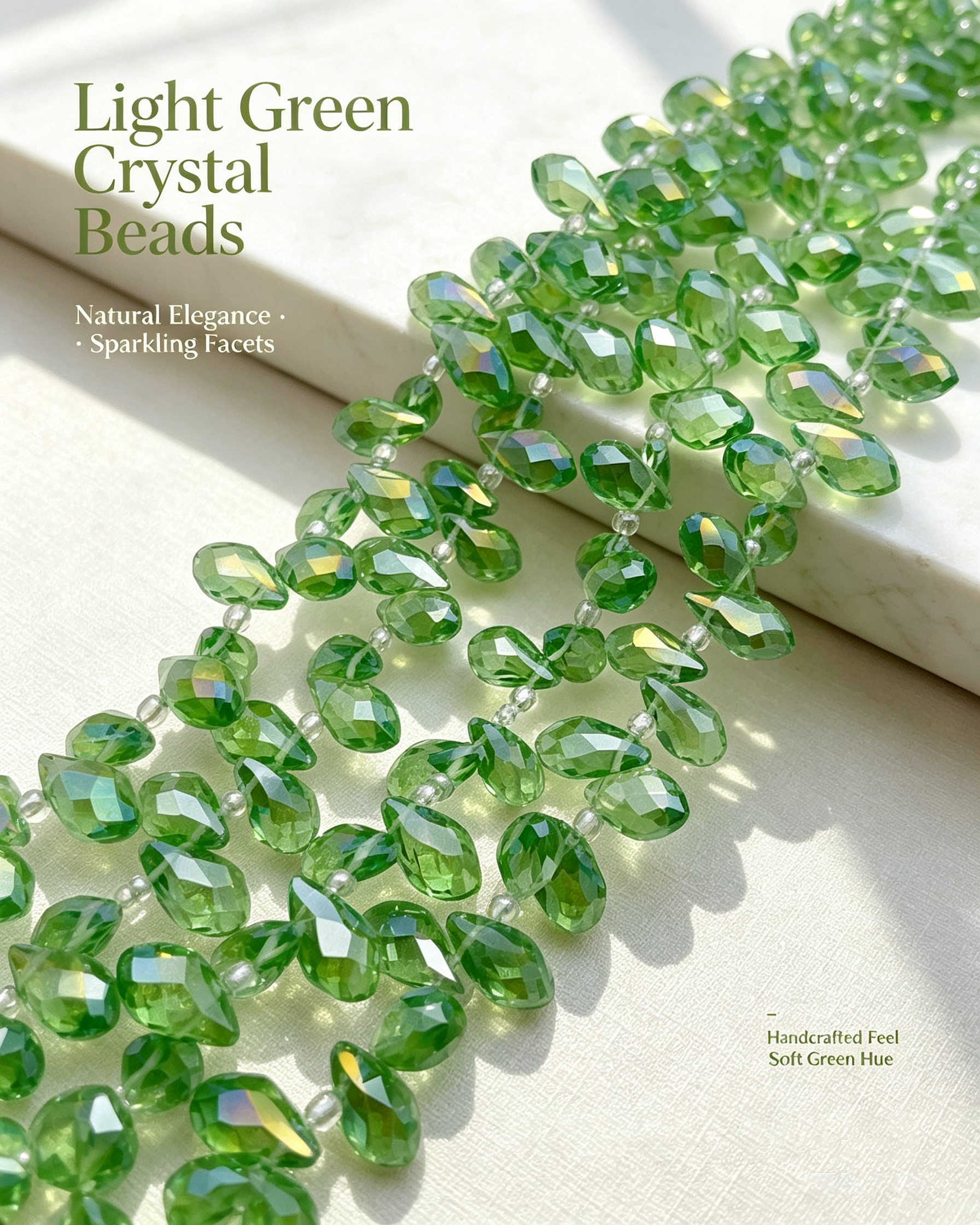 6x12mm Crystal Teardrop Glass Beads