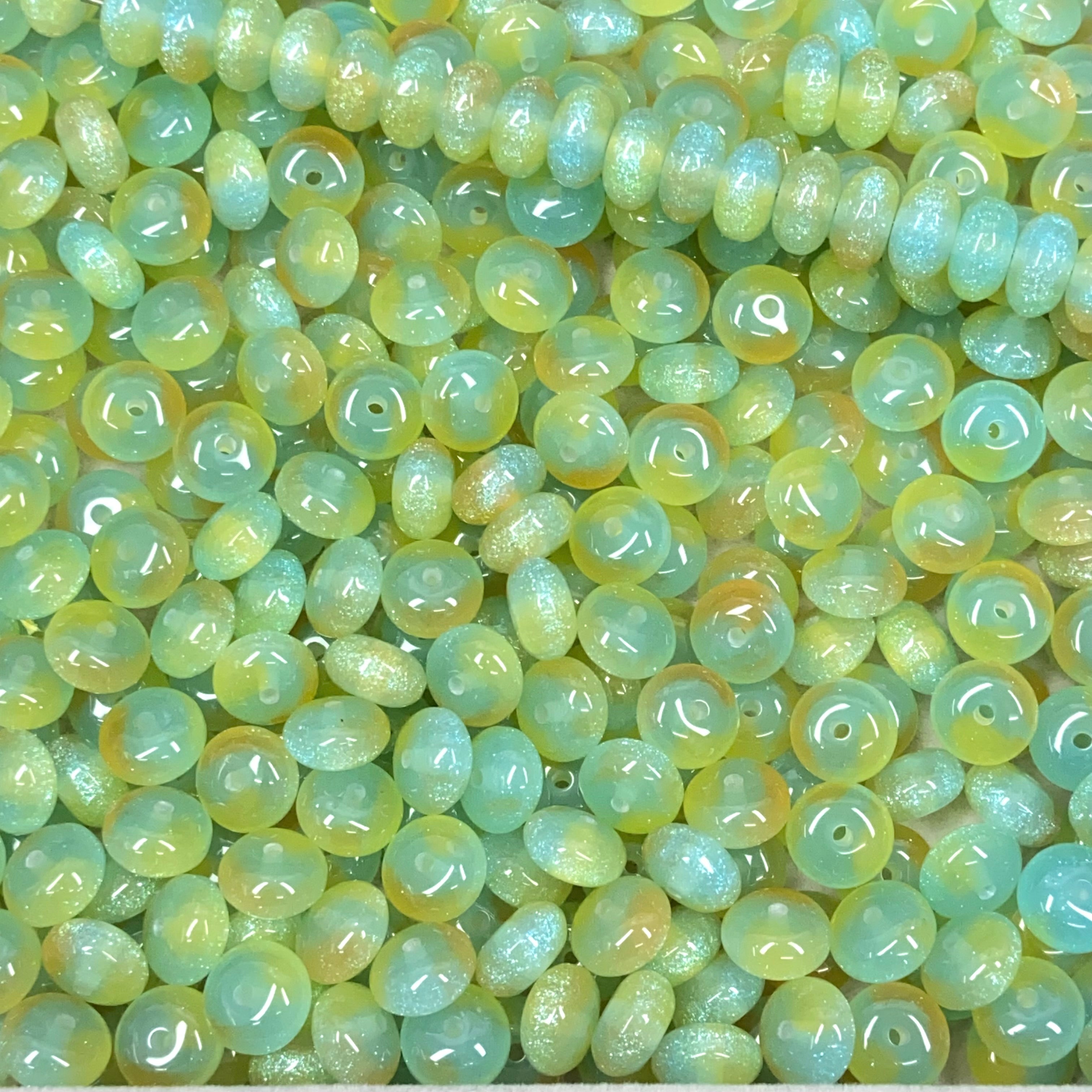 【New】8*10mm Shinny Resin Beads