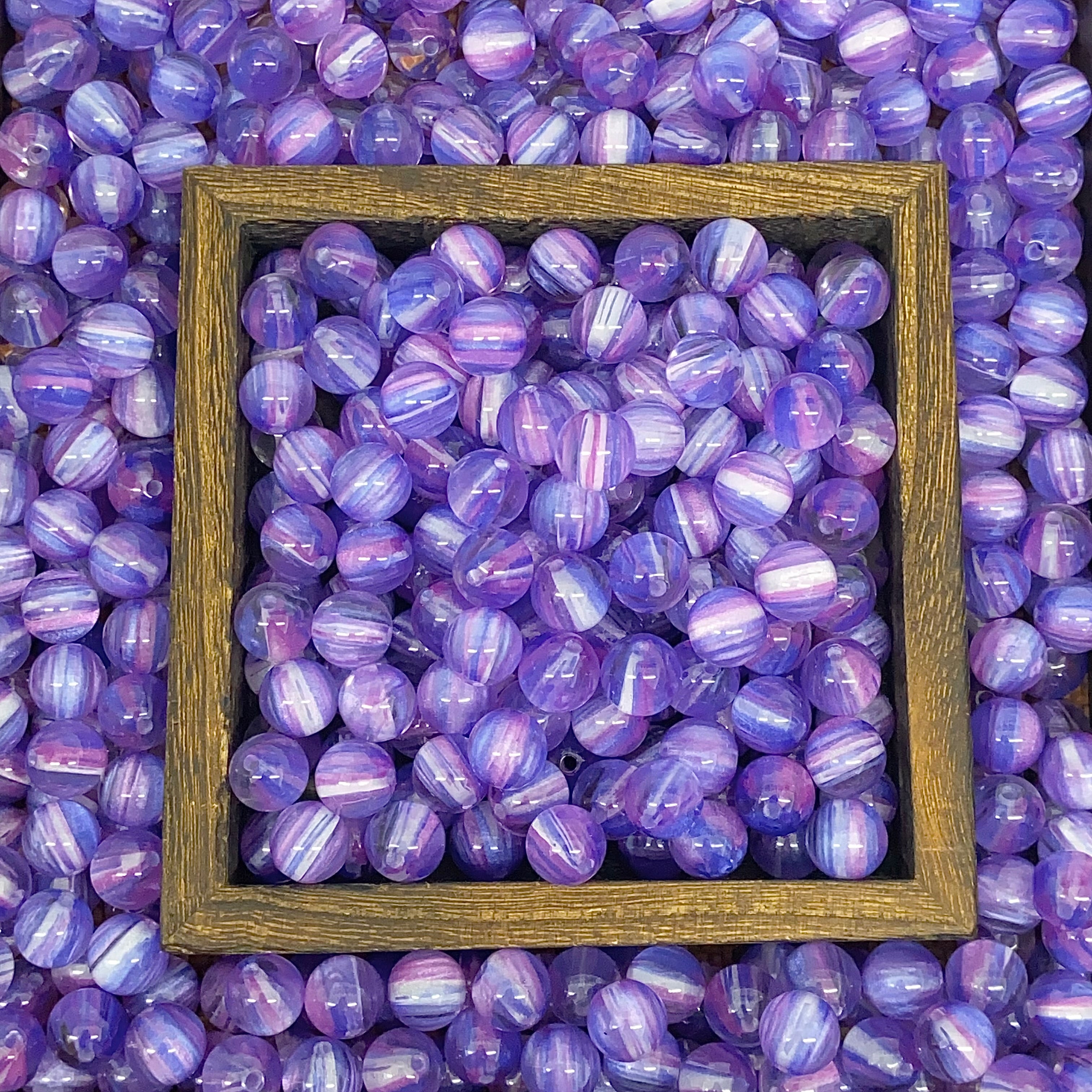 【New】12mm Meteor and Starry 💫 Resin Beads