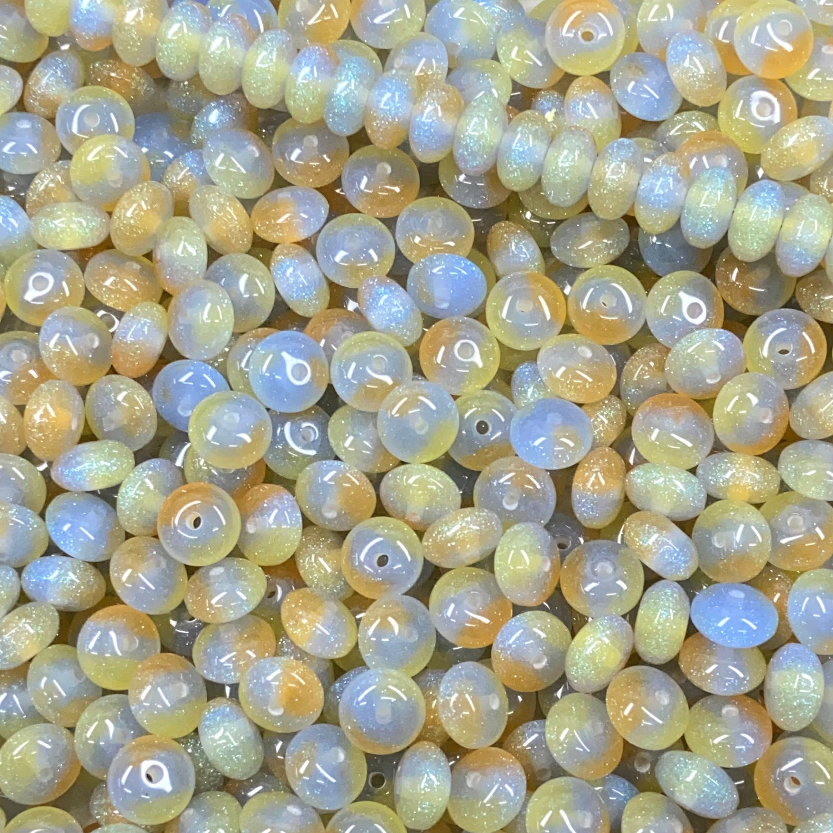 【New】8*10mm Shinny Resin Beads