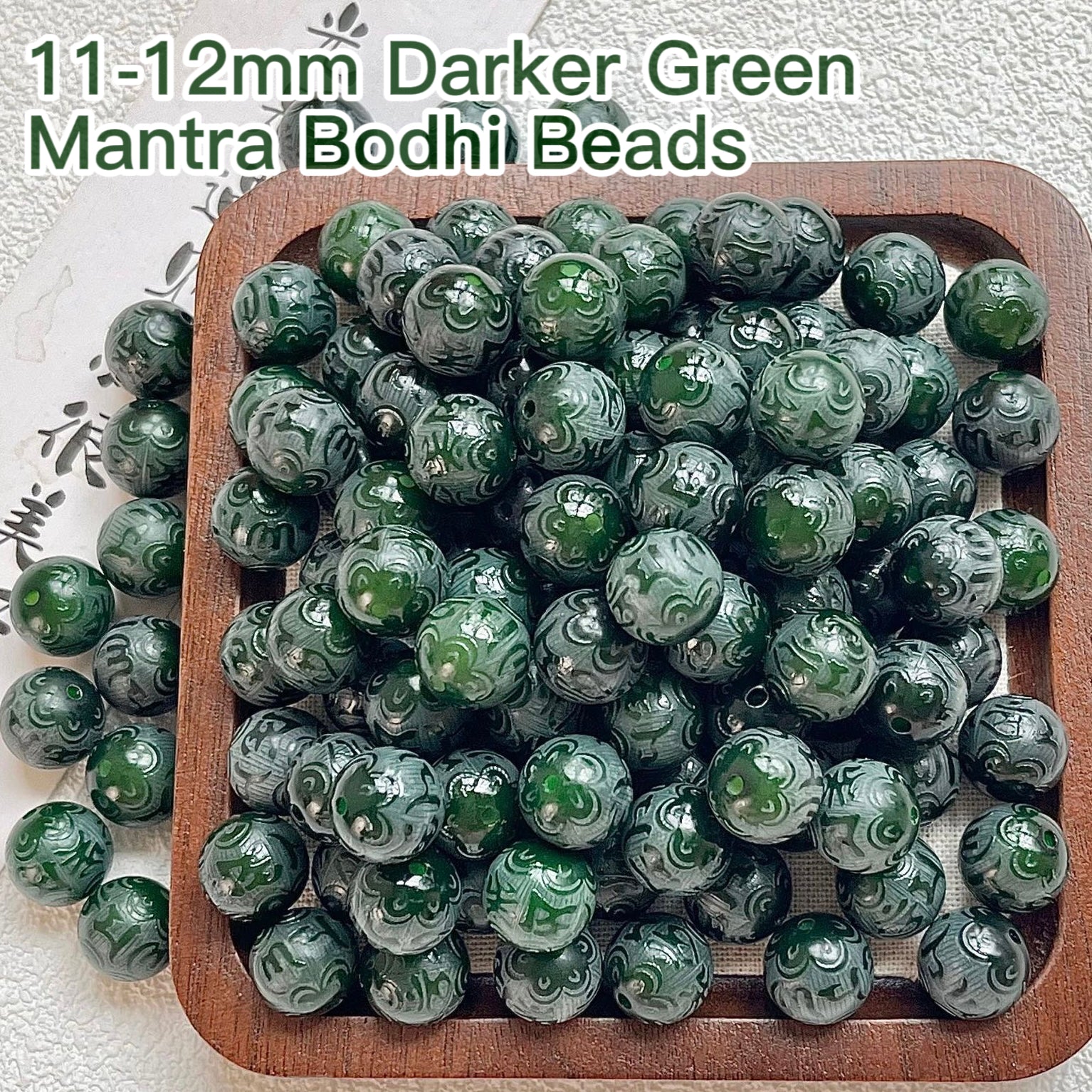 【New】11-12mm Bodhi Mantra Bead