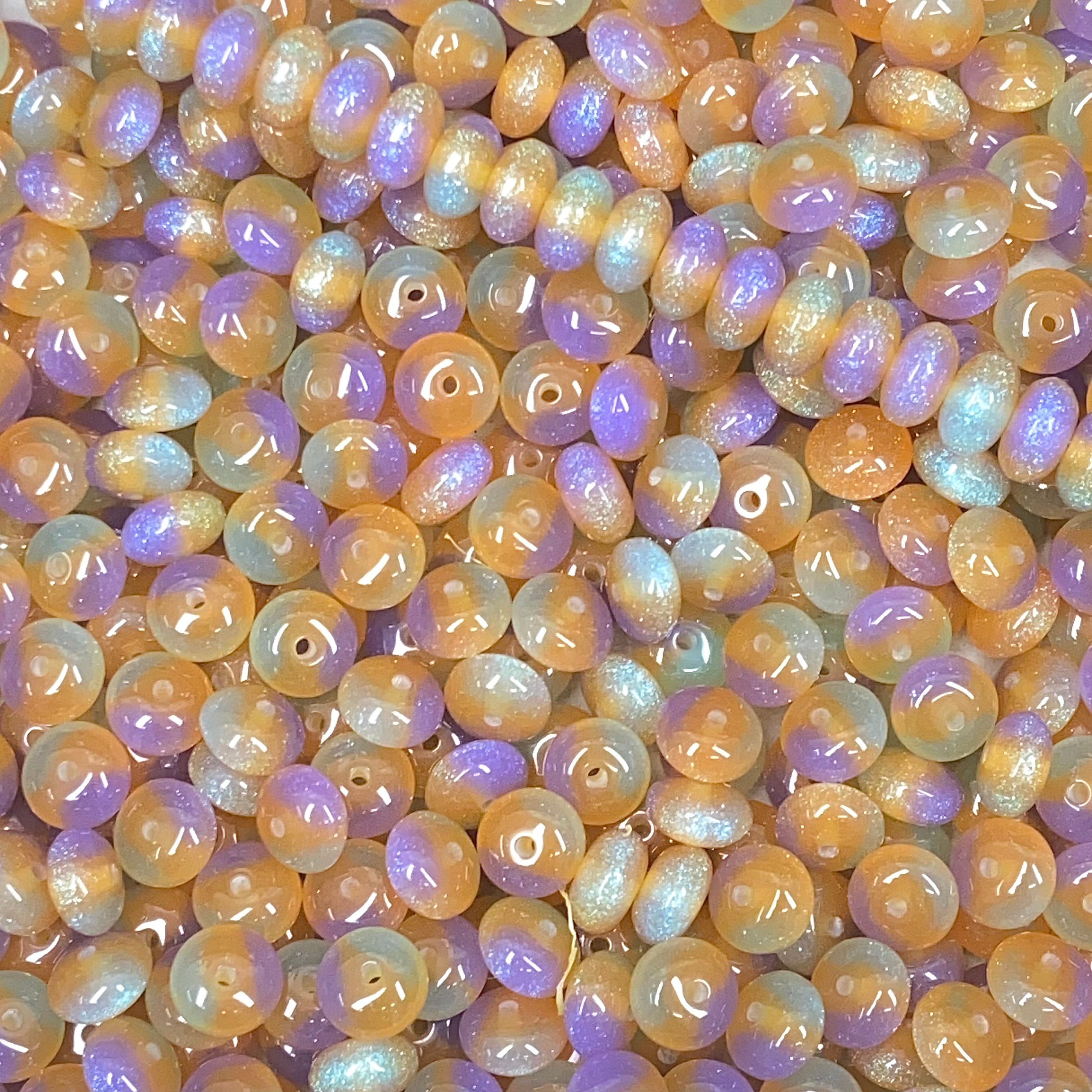 【New】8*10mm Shinny Resin Beads