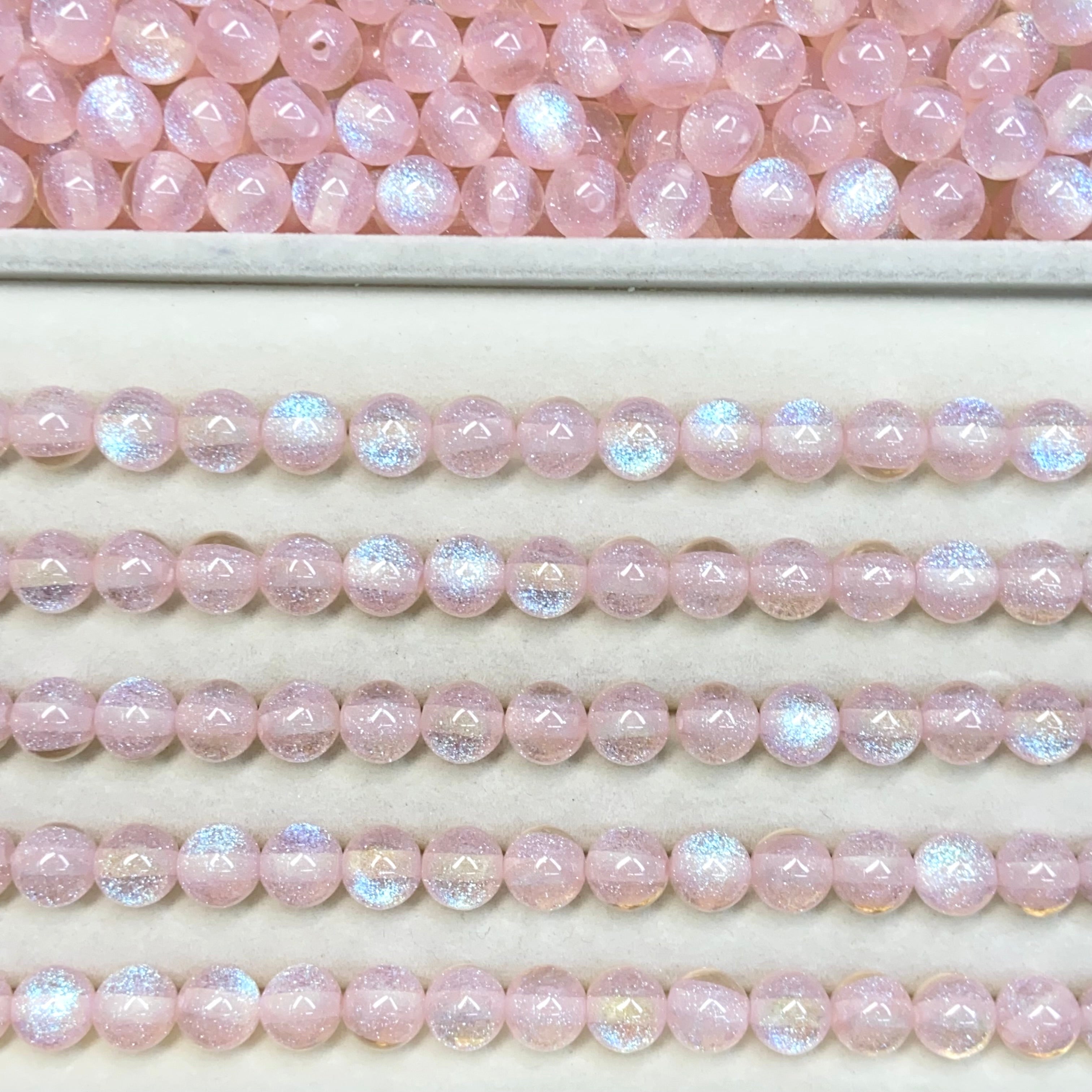 10mm Resin Shiny Beads