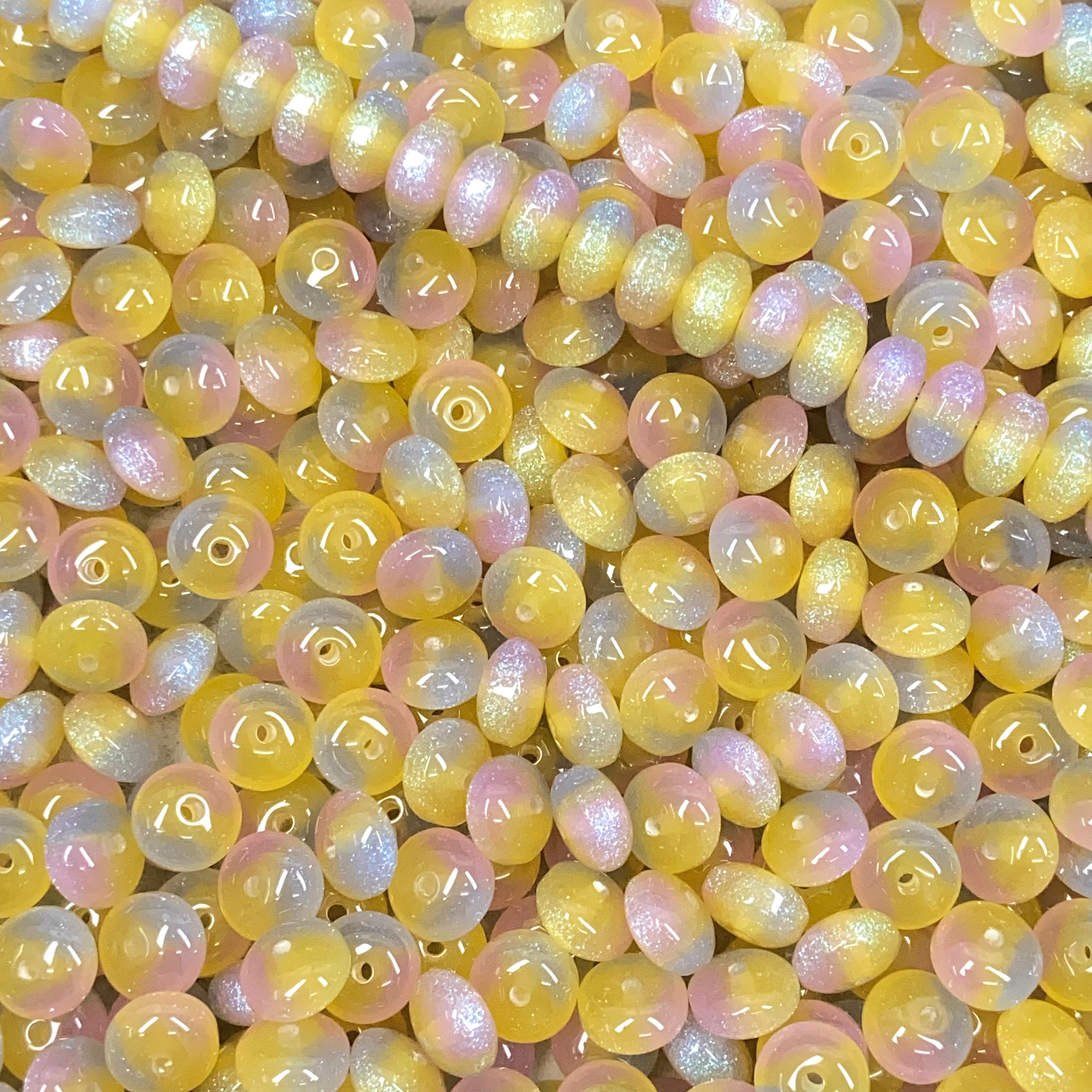 【New】8*10mm Shinny Resin Beads