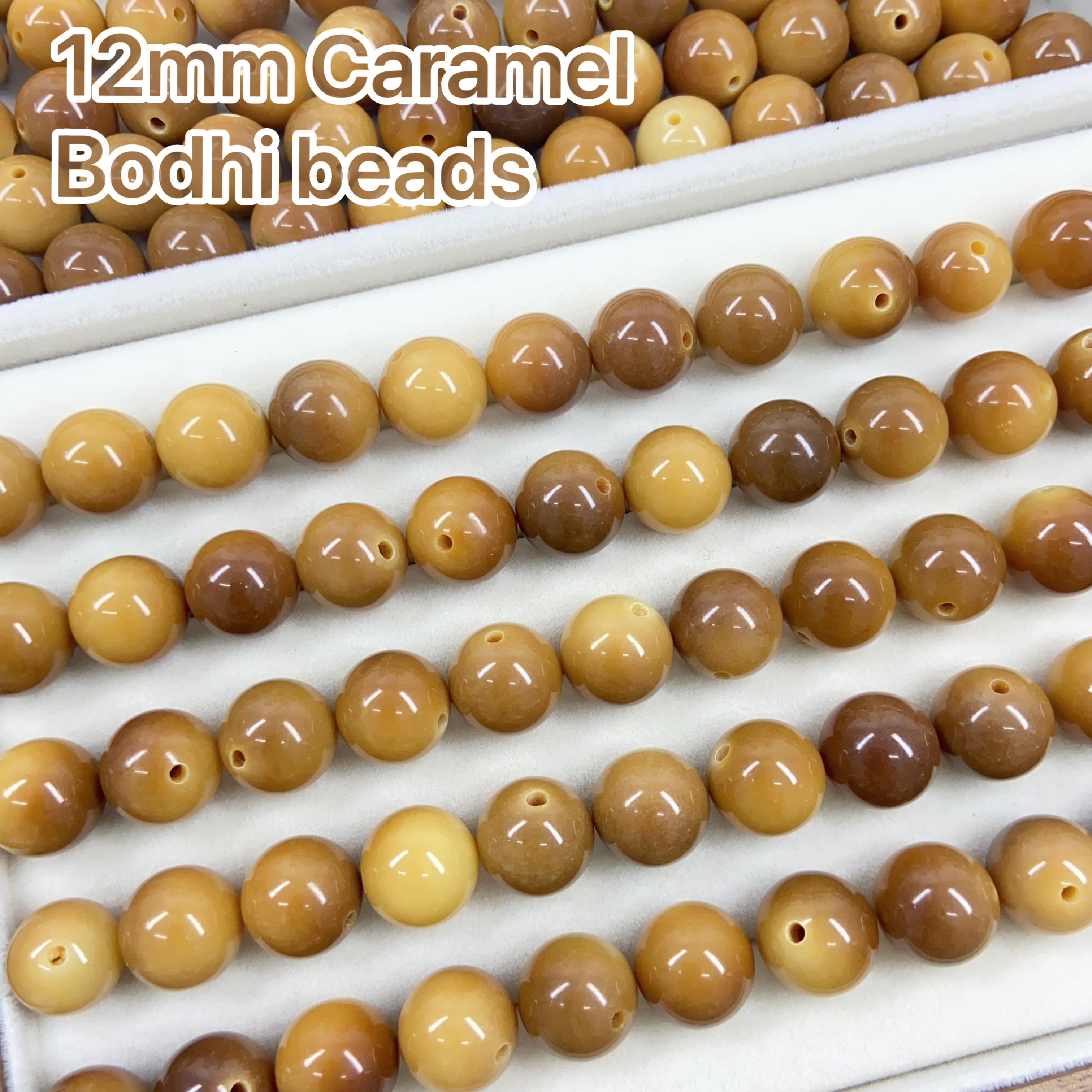 【New】11-12mm Round Bodhi Bead