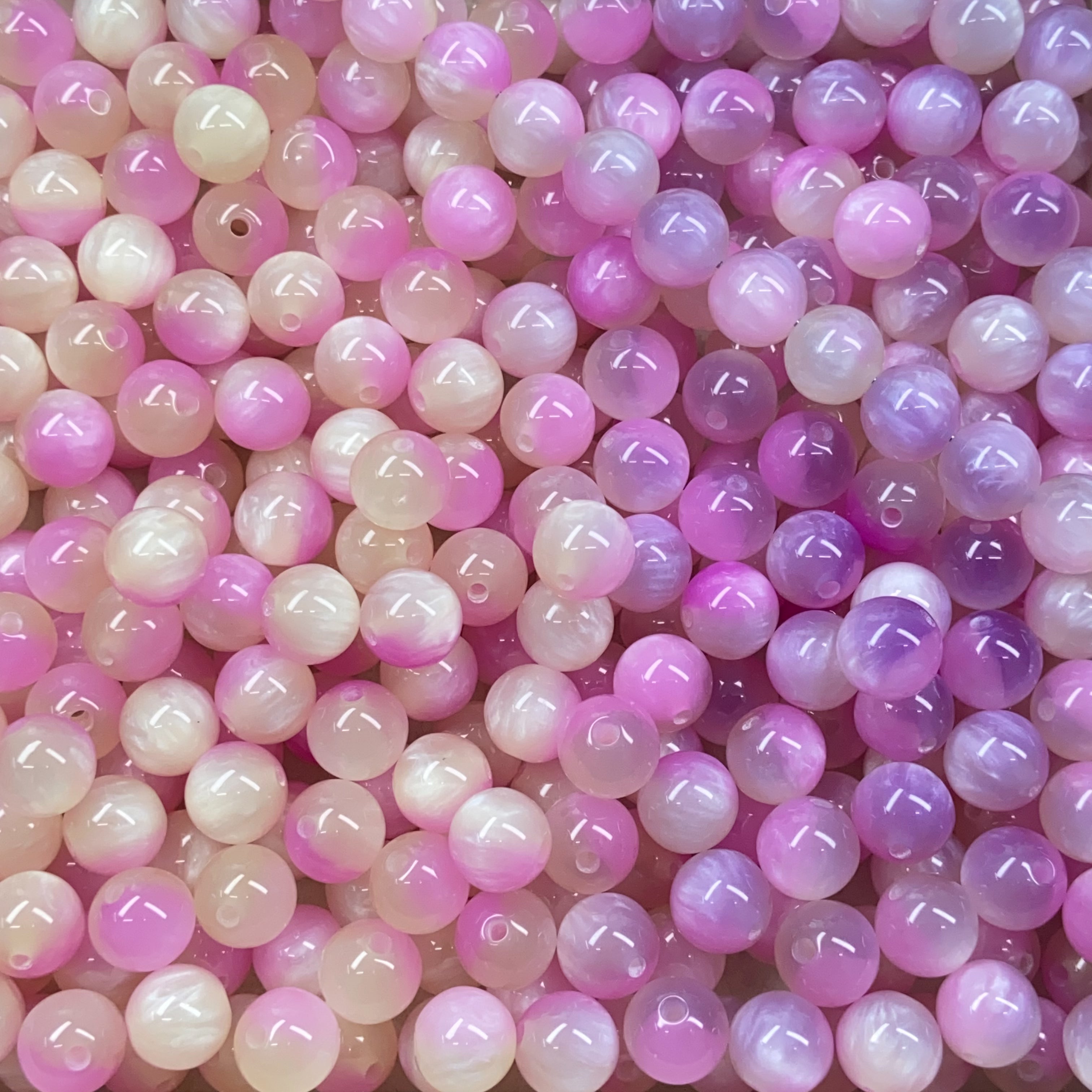 【New】10mm ✨ Color-Changing Resin Beads