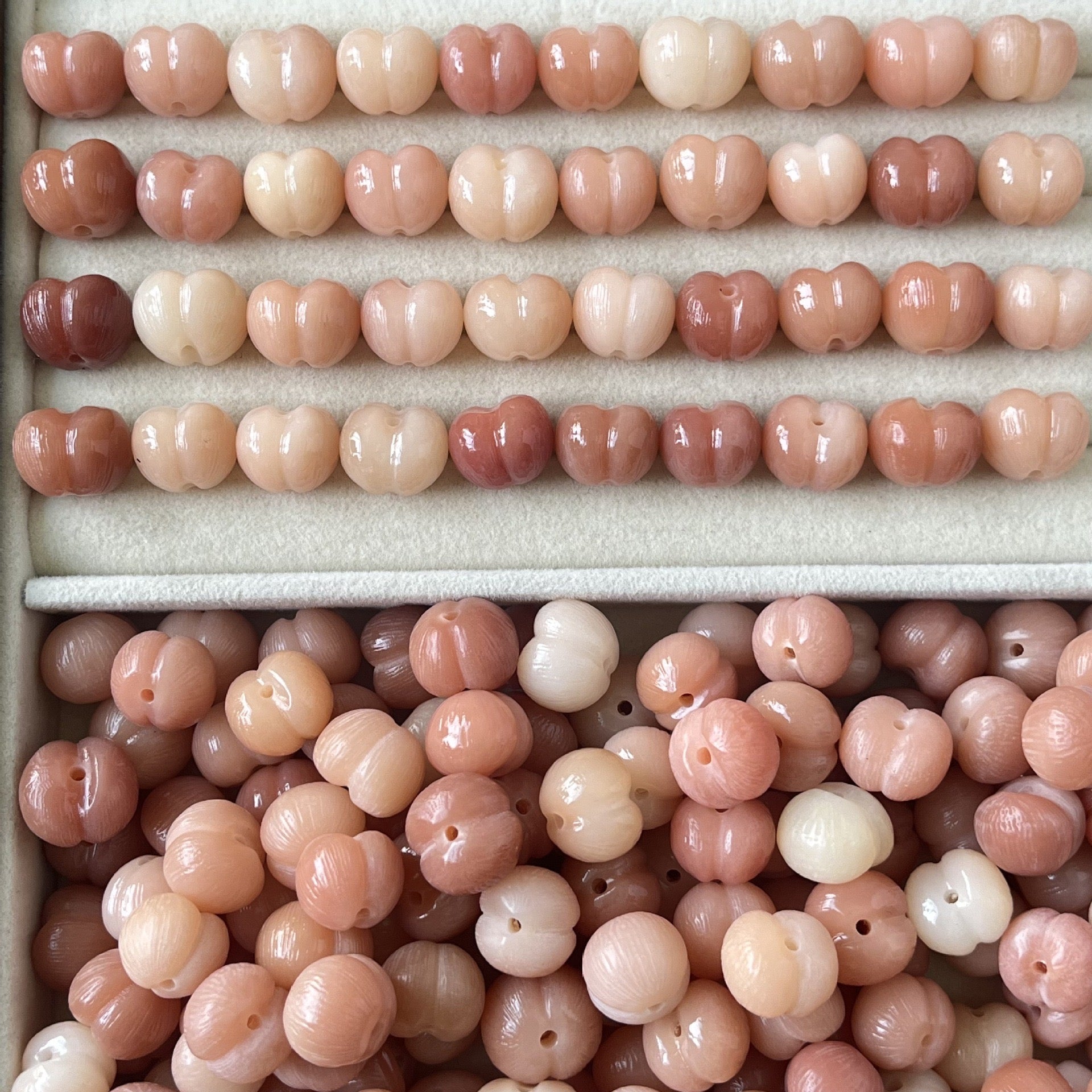 【New】Carving Bodhi Abacus Bead