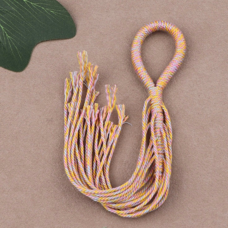 【New】Grape String Handle Rope Keychain