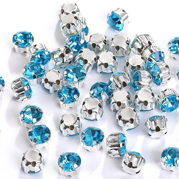 8mm Four-Pointed Claw Rhinestone