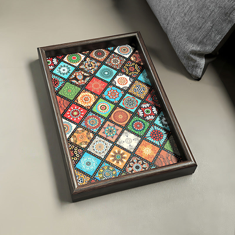 【New】Wooden jewelry storage tray
