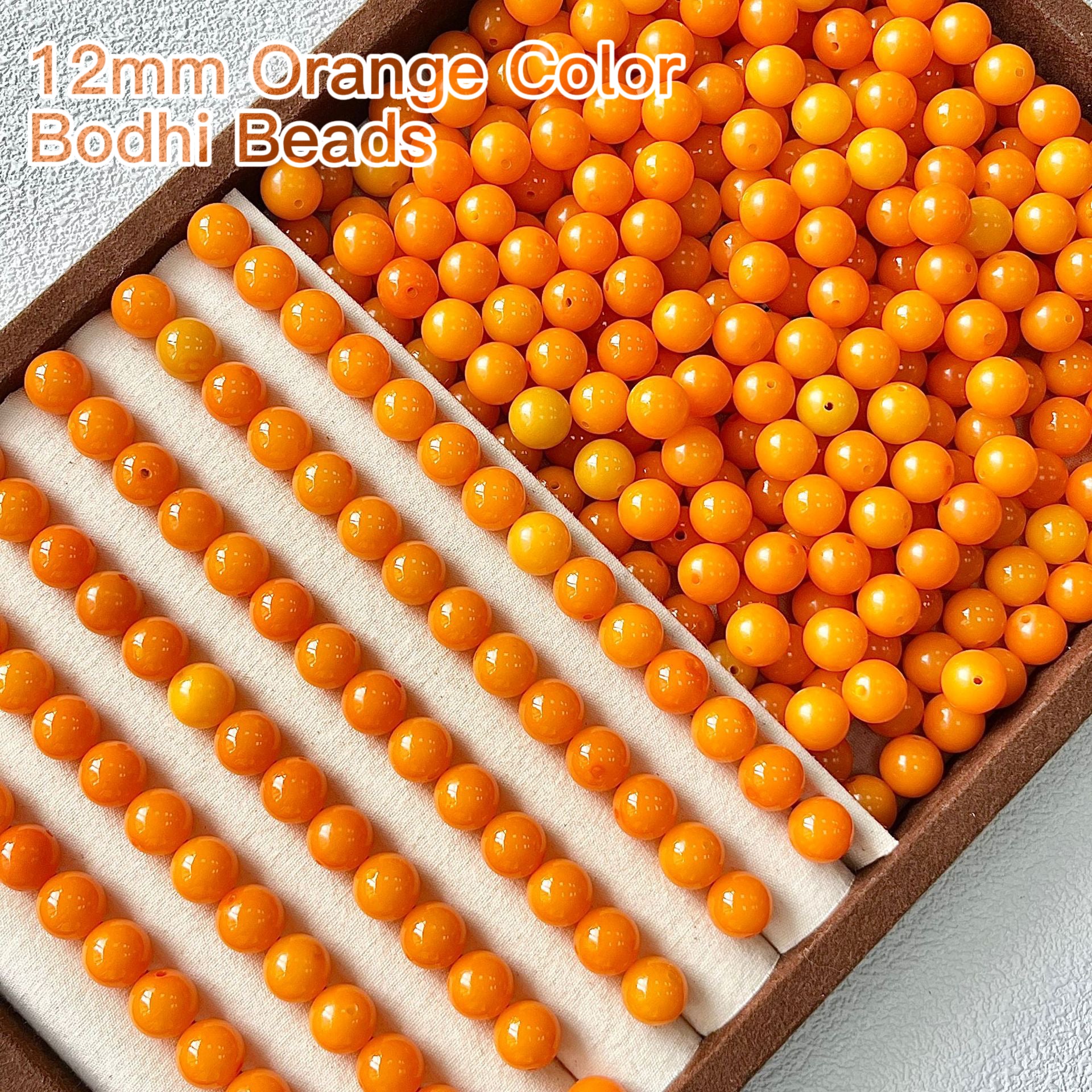 【New】8-10mm Round Bodhi Bead