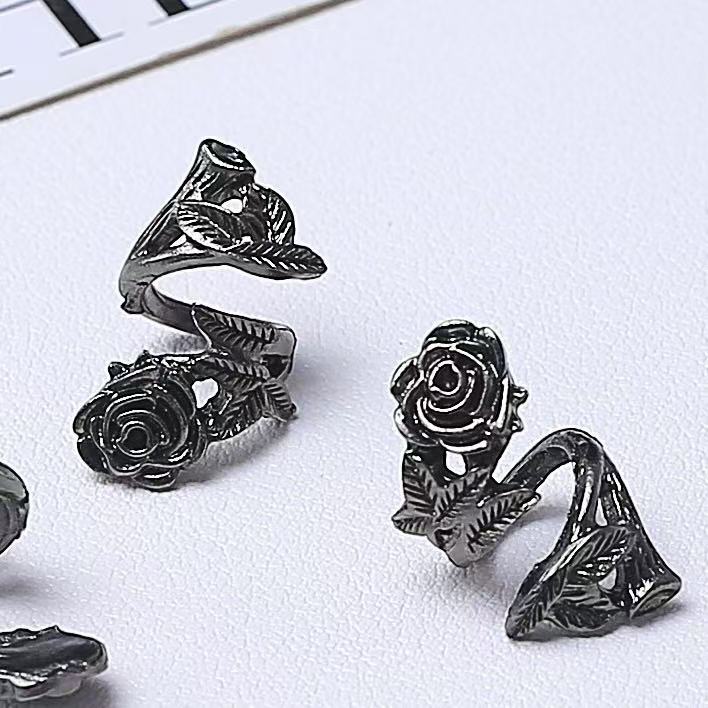 【New】21*11mm Rose Ring Spacer Jewelry Accessories