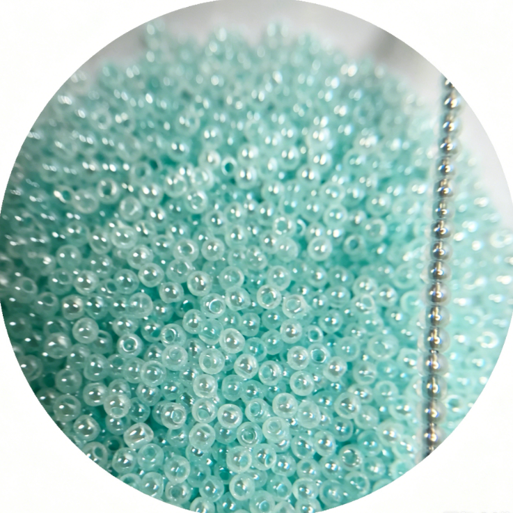 2mm Premium Faux Jade Glass Seed Beads
