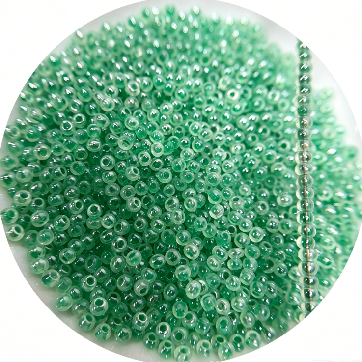 2mm Premium Faux Jade Glass Seed Beads