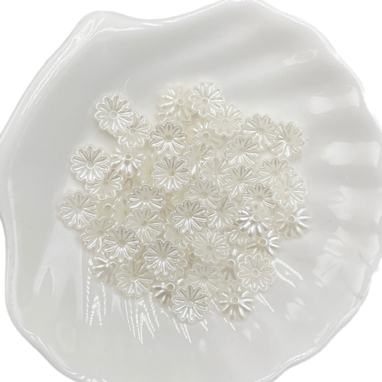 11mm Acrylic Flowers Beads