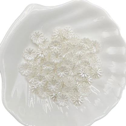 11mm Acrylic Flowers Beads