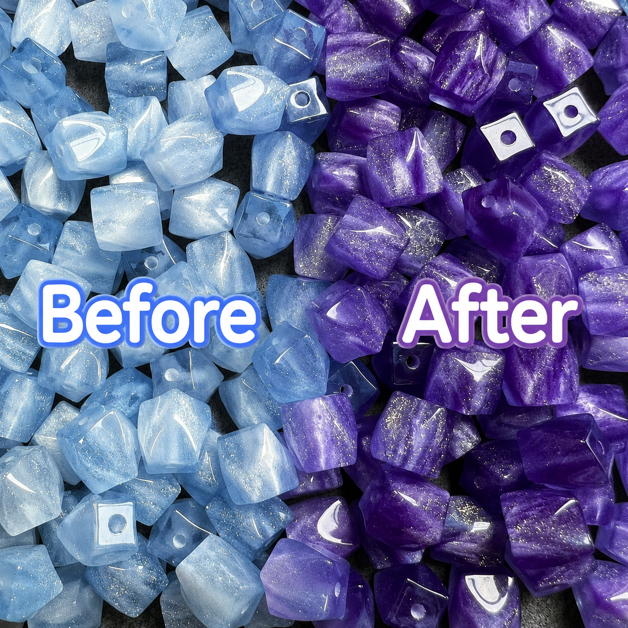 10mm Magic UV Reactive Photochromic Resin Beads