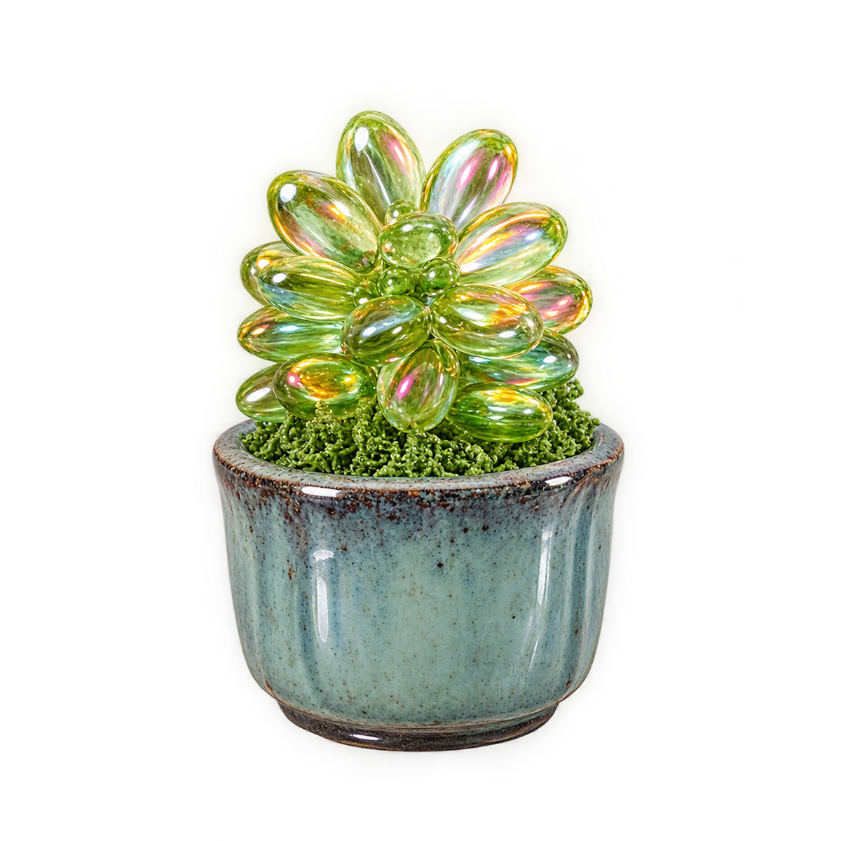 DIY Glass Succulent Potted Plant Craft Kit (Makes 2 Pots)