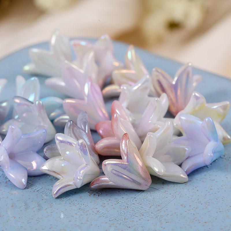DIY Floral and Butterfly Acrylic Beads for Jewelry Making
