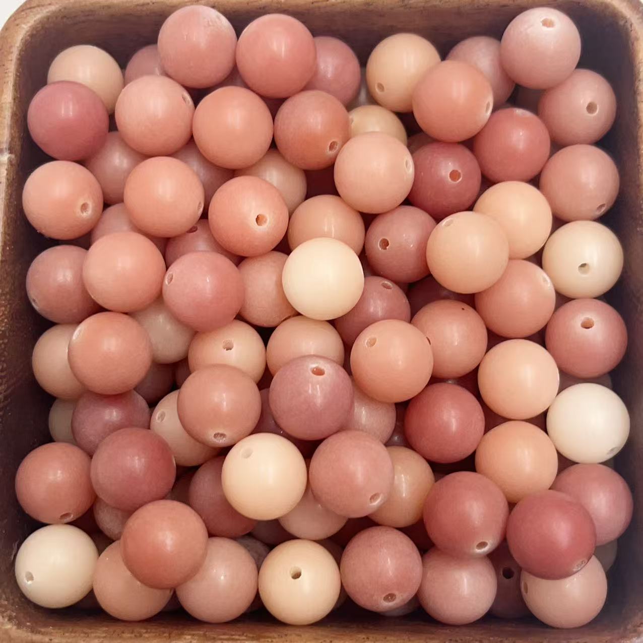 Premium 12mm Natural Bodhi Root Round Beads - Healing Energy &amp; Stress Relief Bracelet