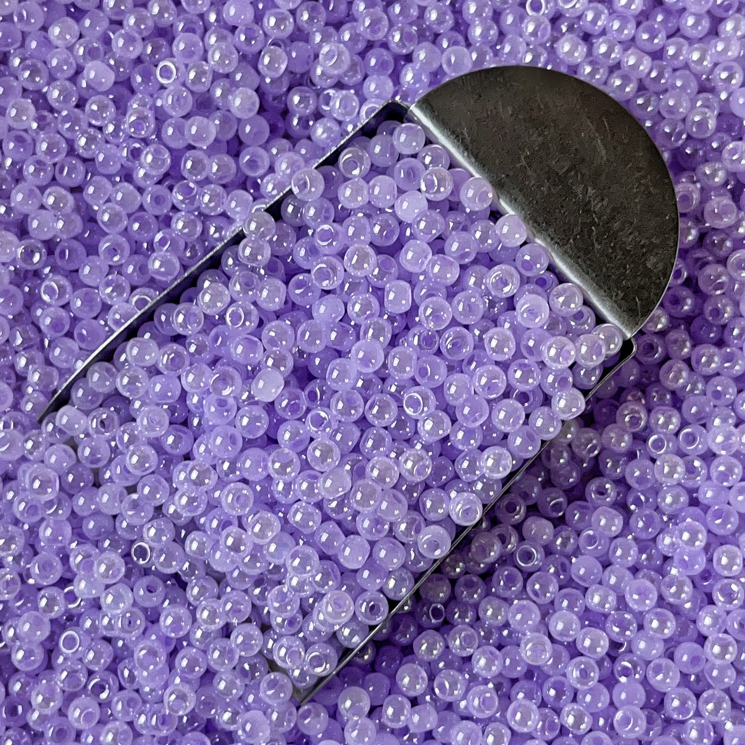 Premium Pastel Rainbow Glass Seed Beads - 4mm (Size 6/0)