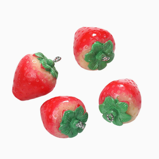 Cute 3D Resin/ Acrylic Fruit Charms/Pendants
