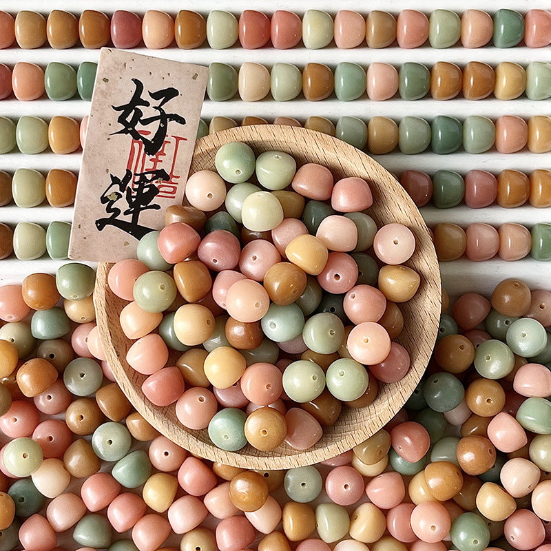 12mm Pillow Shape Bodhi Seed Beads