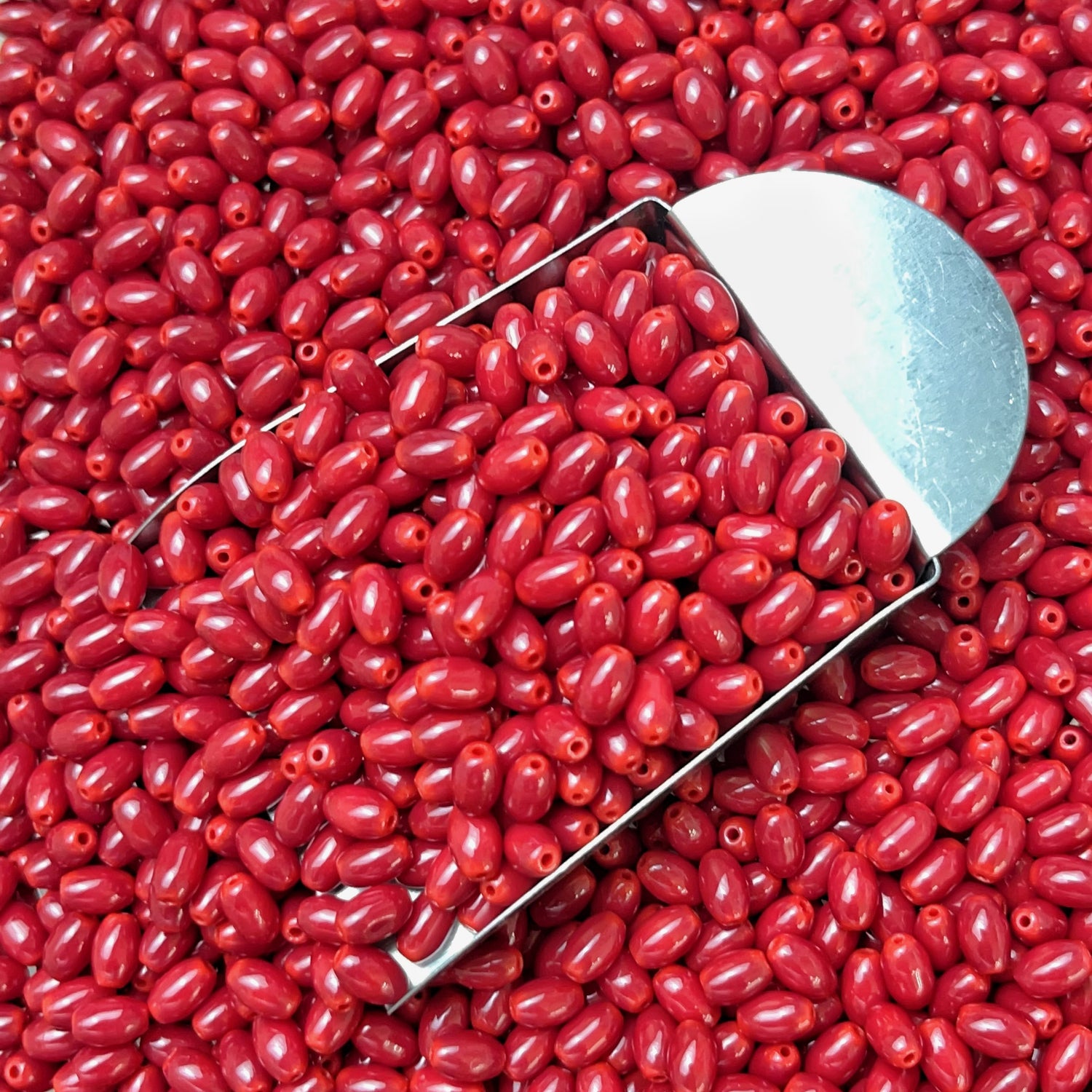 Premium 4x6mm Oval Glass Beads
