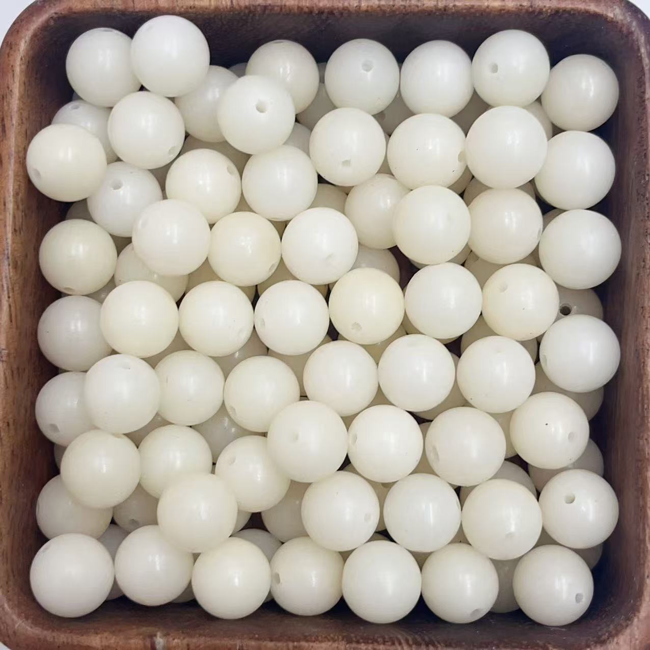 Premium 12mm Natural Bodhi Root Round Beads - Healing Energy &amp; Stress Relief Bracelet