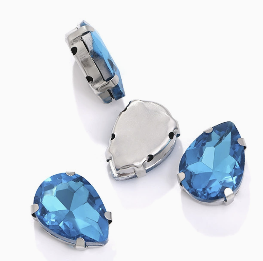 7*10mm Claw Teardrop Claw Rhinestone