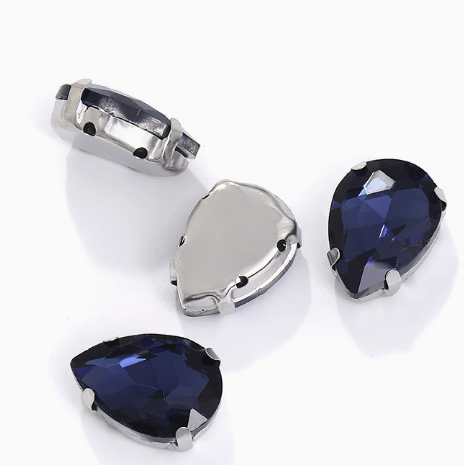 7*10mm Claw Teardrop Claw Rhinestone