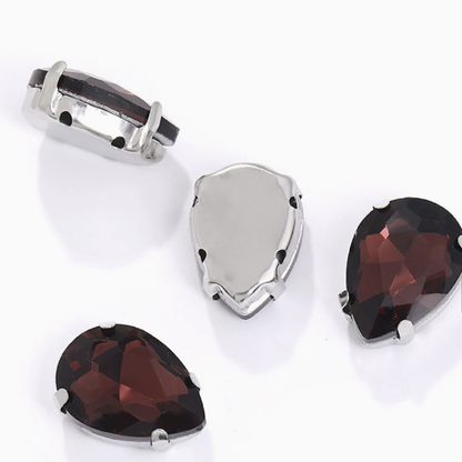 7*10mm Claw Teardrop Claw Rhinestone