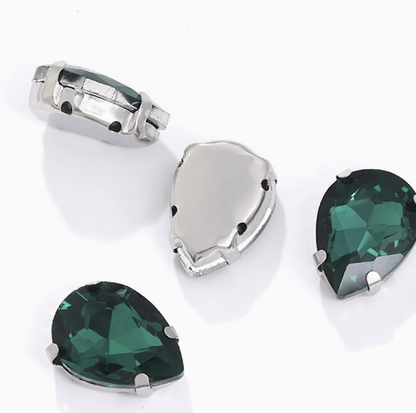 7*10mm Claw Teardrop Claw Rhinestone