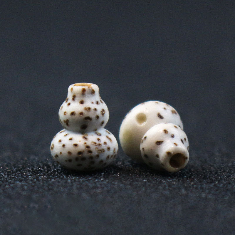 Authentic Bodhi Seed Spacer Beads, Zen Meditation Jewelry DIY Supplies, Unique Spotted Natural Plant Seeds