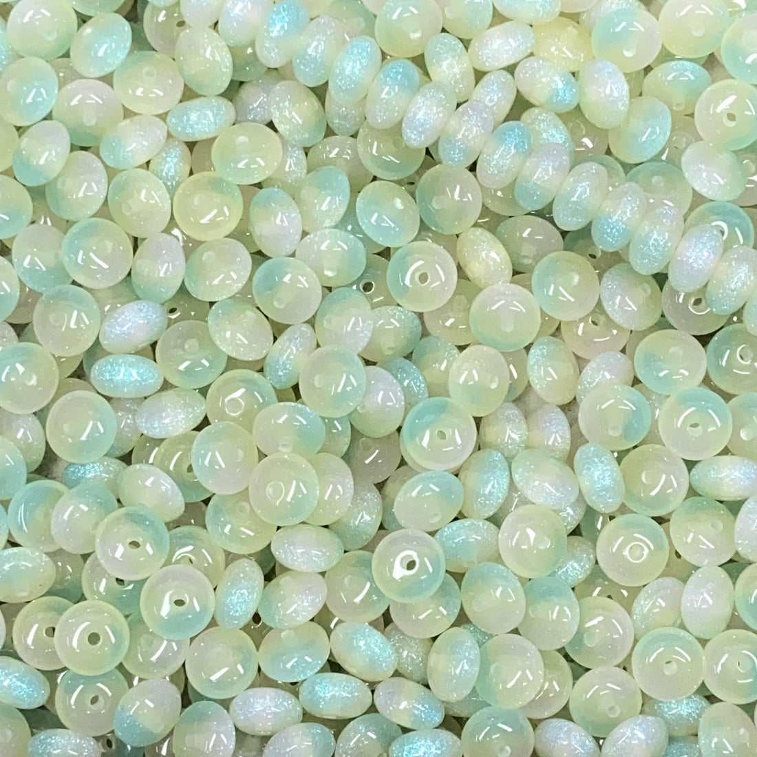 【New】8*10mm Shinny Resin Beads