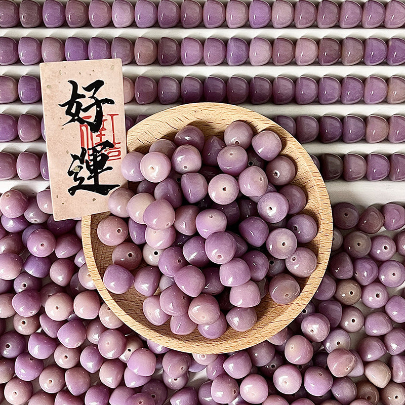 12mm Pillow Shape Bodhi Seed Beads