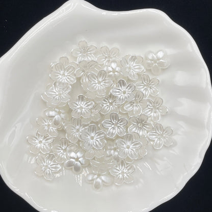 11mm Acrylic Flowers Beads