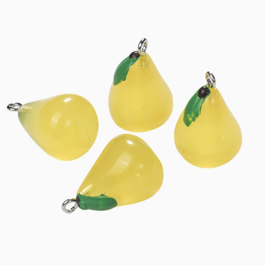 Cute 3D Resin/ Acrylic Fruit Charms/Pendants