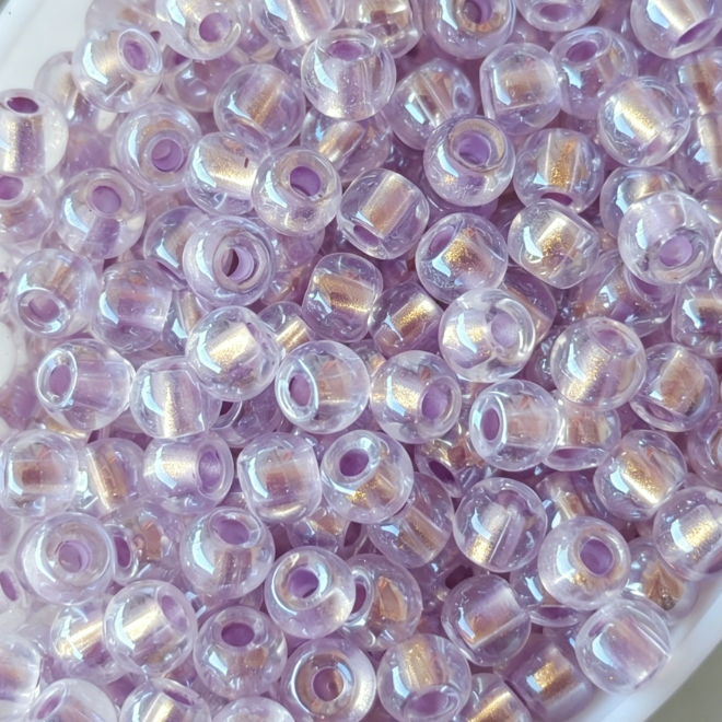 4.0mm Luster Glazed Glass Seed Beads