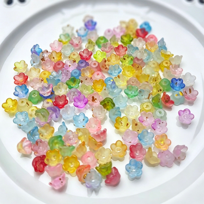 Aesthetic Floral Beads for DIY Jewelry Making &amp; Phone Charms